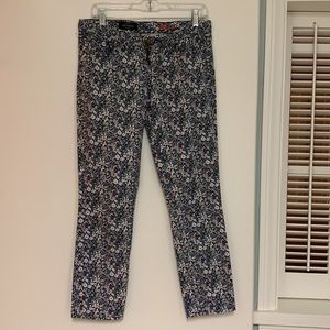 J Crew jeans size 29 Ankle liberty pattern low waist